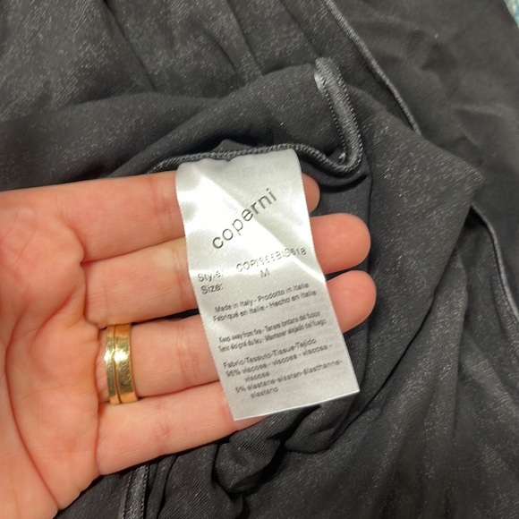 NWT Coperni Long Asymmetric Draped Dress in Black size medium - Picture 10 of 13